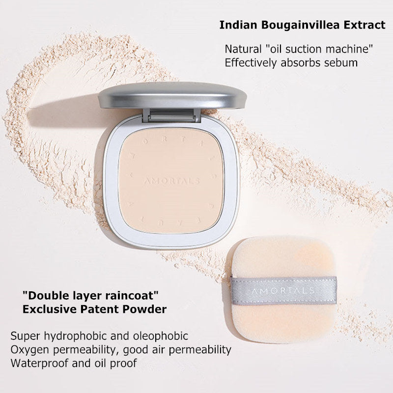 AMORTALS Micron Ultrafine Oil-Control Pressed Powder T2856