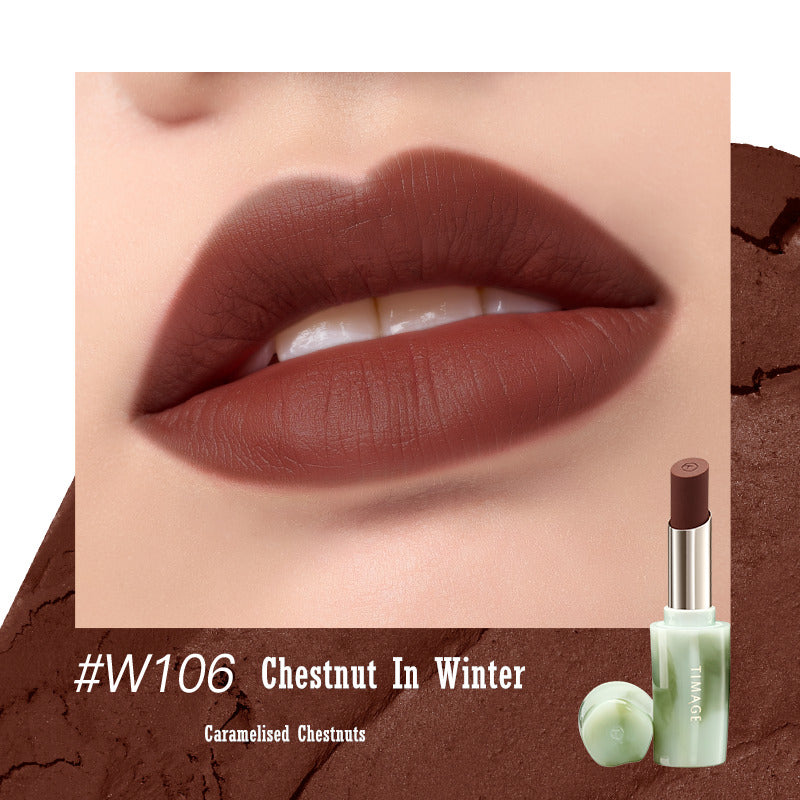 TIMAGE Green Jade Series Satin Matte Lipstick T3132