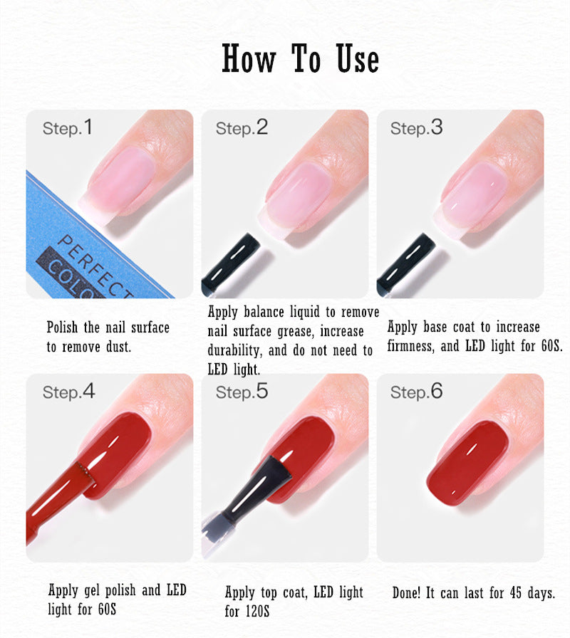 PERFECT COLOR 12ml Plant Extracts Healthy Gel Polish (97-130 Shades) T3184-3