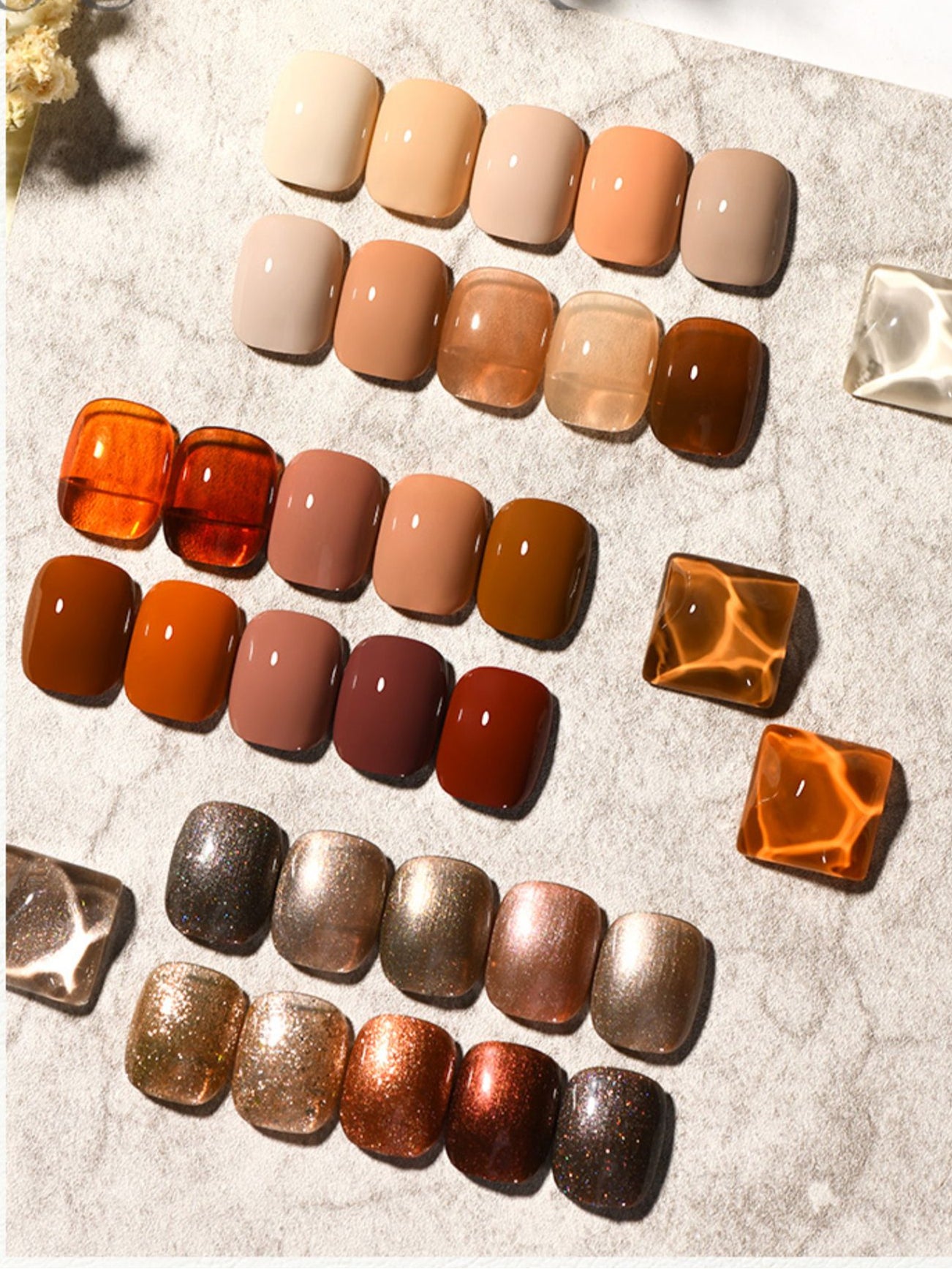 KellyKessa 15ml Professional Mocha Brown Series Gel Polish T3176