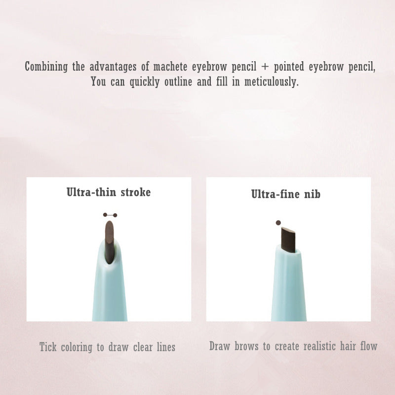 TIMAGE Double-headed Waterproof Eyebrow Pencil T3135