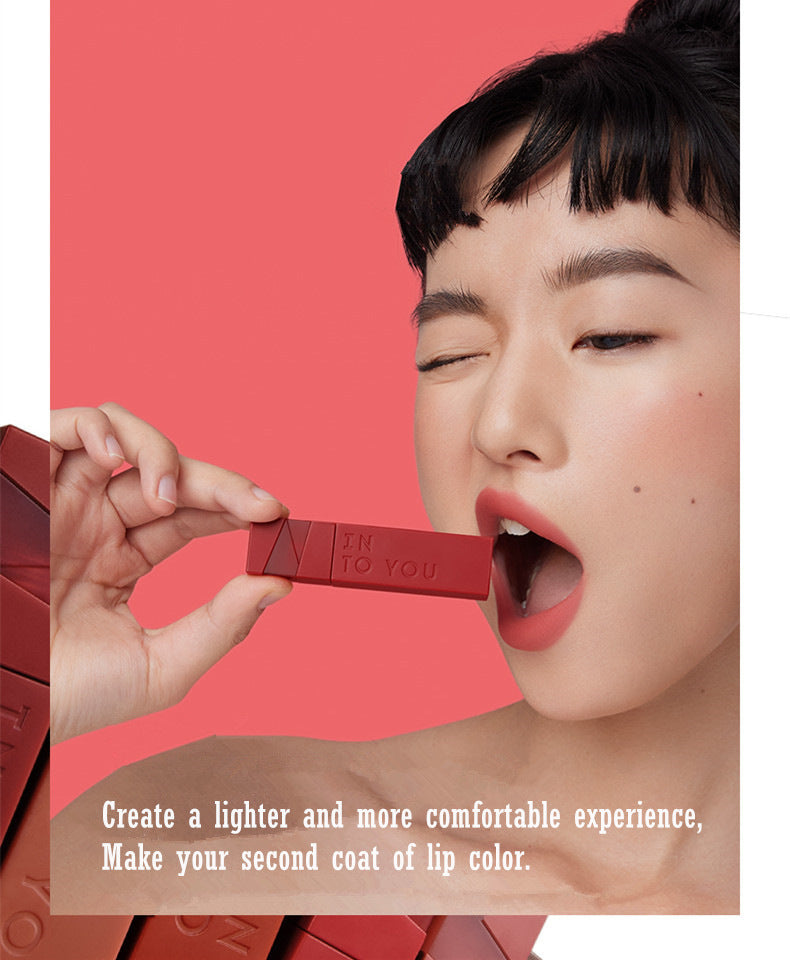 INTO YOU Printed Color Series Soft Mist Velvet Matte Lip Glaze T3211