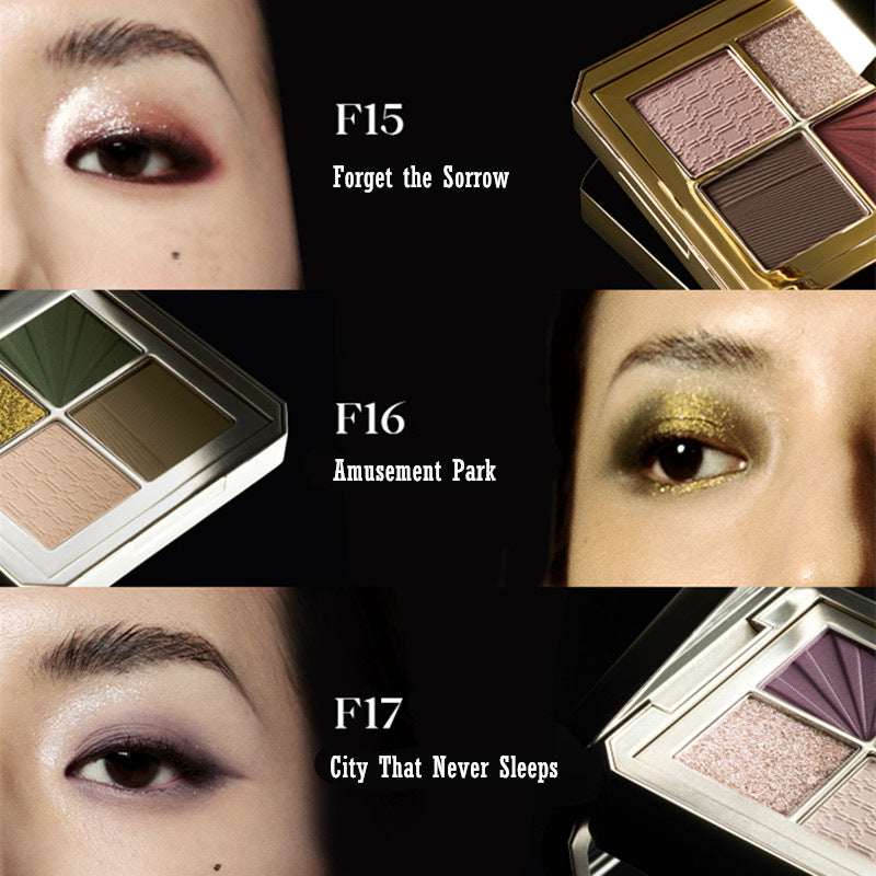 JOOCYEE Neo Deco Series 4-Color DIY Eyeshadow Palette T3192