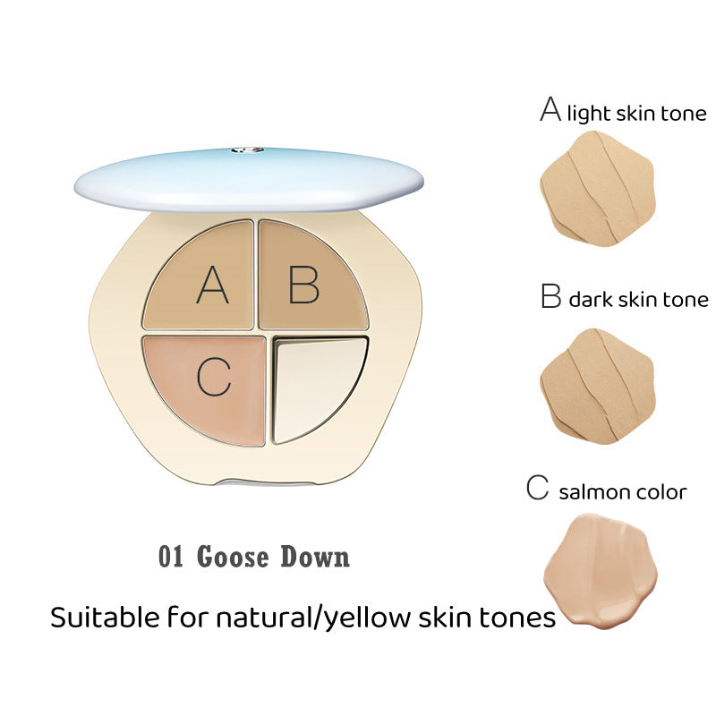 TIMAGE Tri-Color Flawless Correcting Concealer Palette T3123