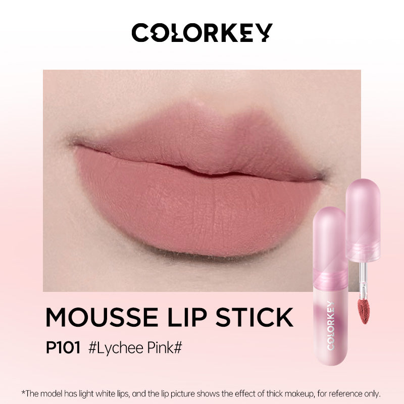 COLORKEY Colored Eggs Moist Velvet Mousse Matte Lip Mud T2933