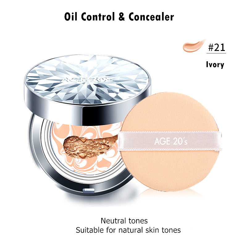 AGE 20's Diamond Moisturizing Oil Control Air Cushion Foundation T2941
