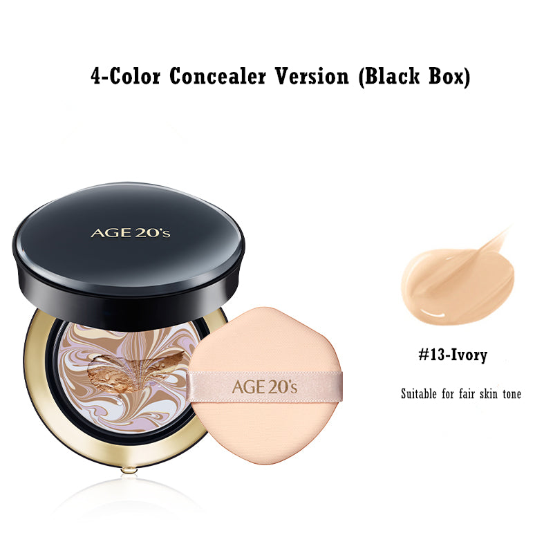 AGE 20's Signature 4-Color Moist Concealer & Oil Control Air Cushion Foundation T3012