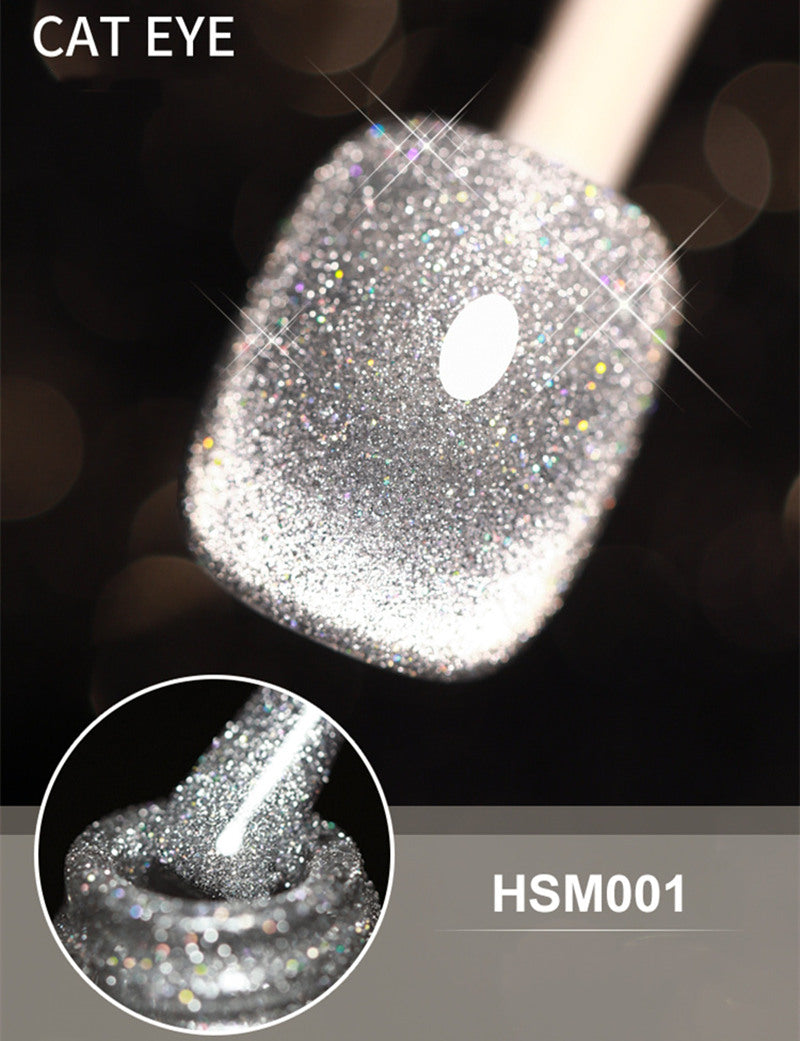 KaSi 15ml Healthy Galaxy Holographic Cat Eye Gel Polish T2631