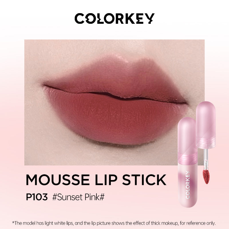 COLORKEY Colored Eggs Moist Velvet Mousse Matte Lip Mud T2933
