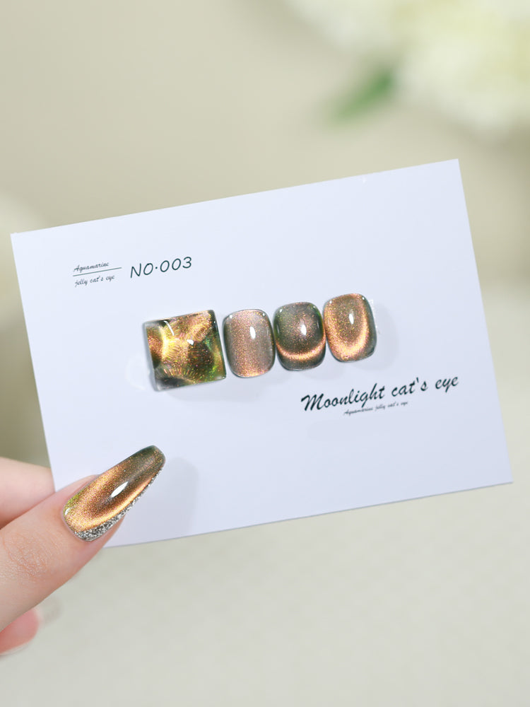 KaSi 15ml Healthy Moonlight Jewel Cat Eye Gel Nail Polish T2349