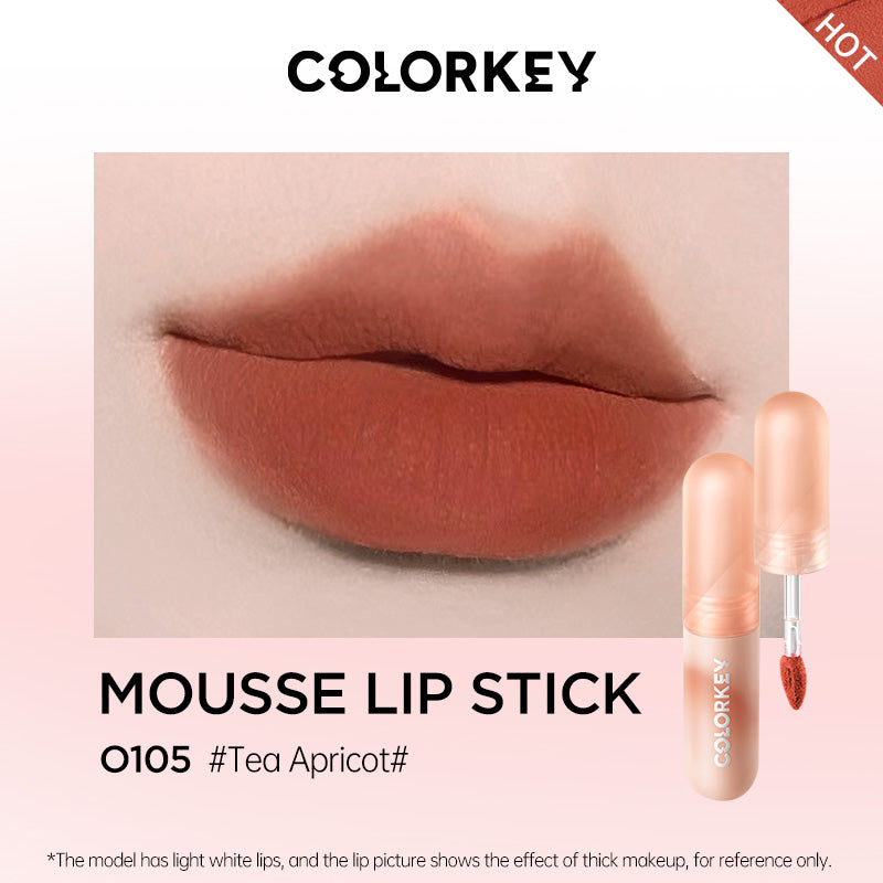 COLORKEY Colored Eggs Moist Velvet Mousse Matte Lip Mud T2933