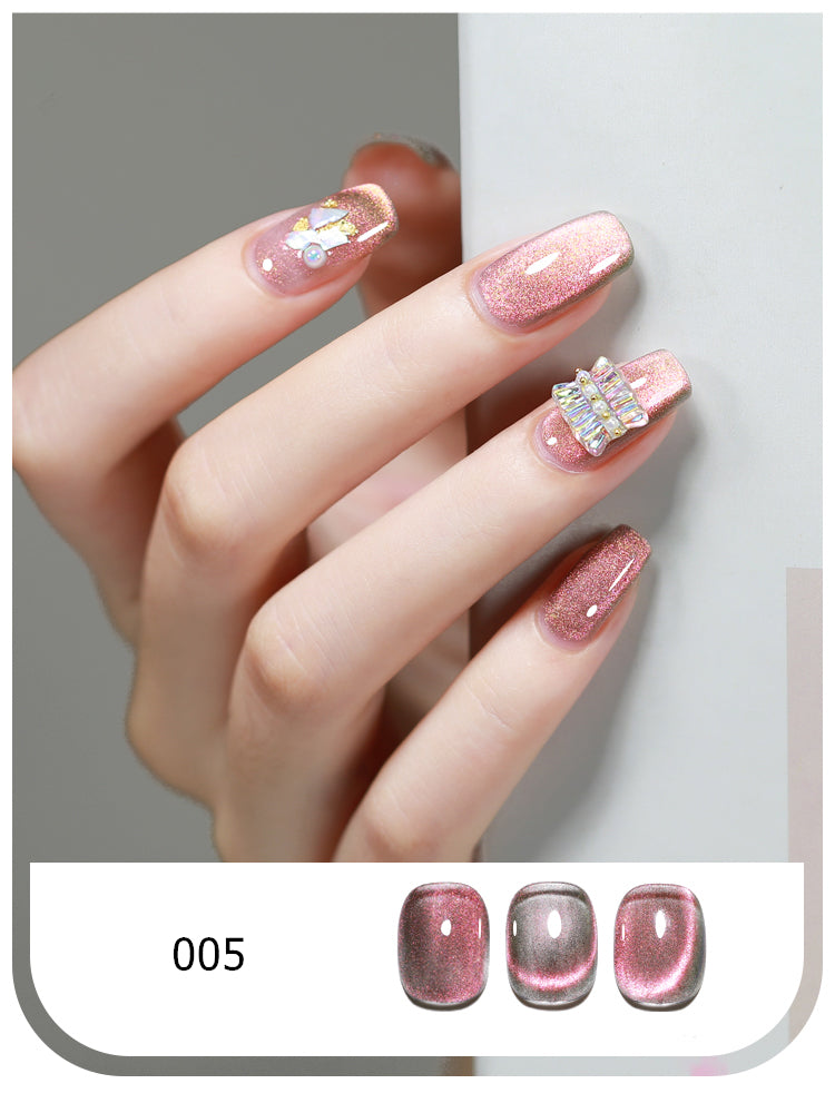 KaSi 15ml Healthy Moonlight Jewel Cat Eye Gel Nail Polish T2349