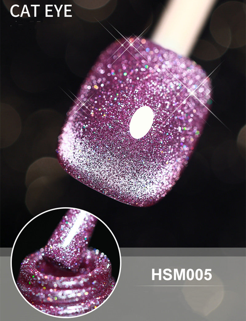 KaSi 15ml Healthy Galaxy Holographic Cat Eye Gel Polish T2631