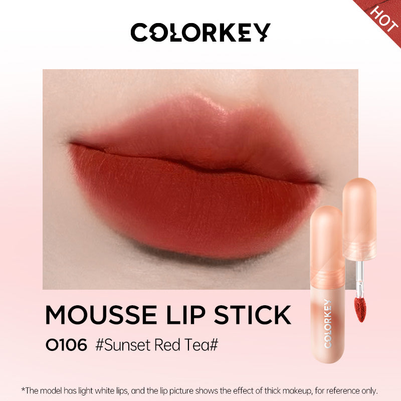 COLORKEY Colored Eggs Moist Velvet Mousse Matte Lip Mud T2933