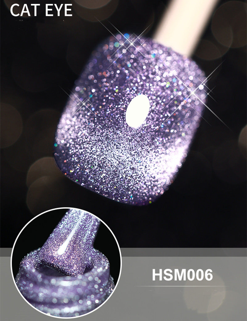 طلاء جل عيون القطة الهولوغرافي هيلثي جالاكسي من كاسي، 15 مل، T2631