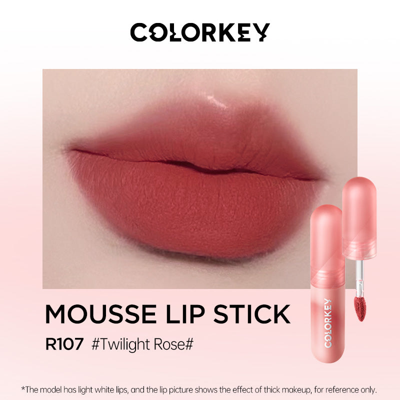 COLORKEY Colored Eggs Moist Velvet Mousse Matte Lip Mud T2933