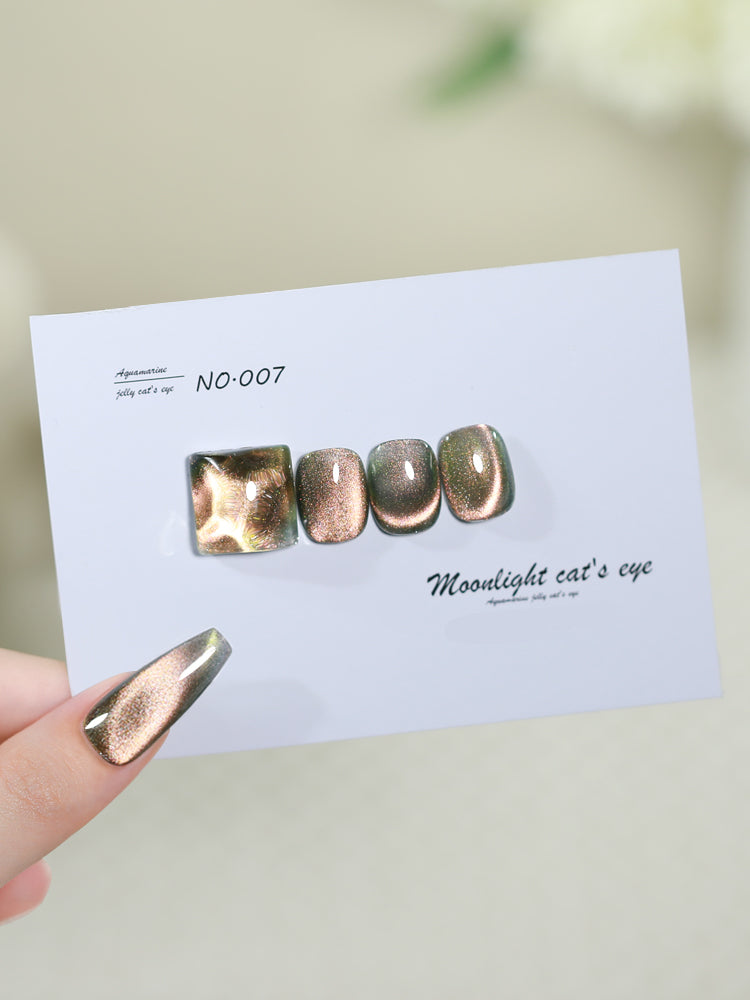KaSi 15ml Healthy Moonlight Jewel Cat Eye Gel Nail Polish T2349