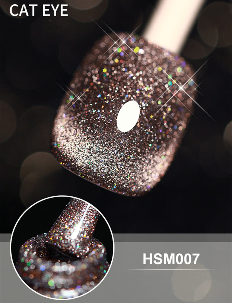 KaSi 15ml Healthy Galaxy Holographic Cat Eye Gel Polish T2631