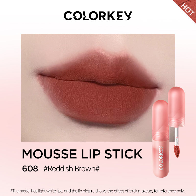 COLORKEY Colored Eggs Moist Velvet Mousse Matte Lip Mud T2933