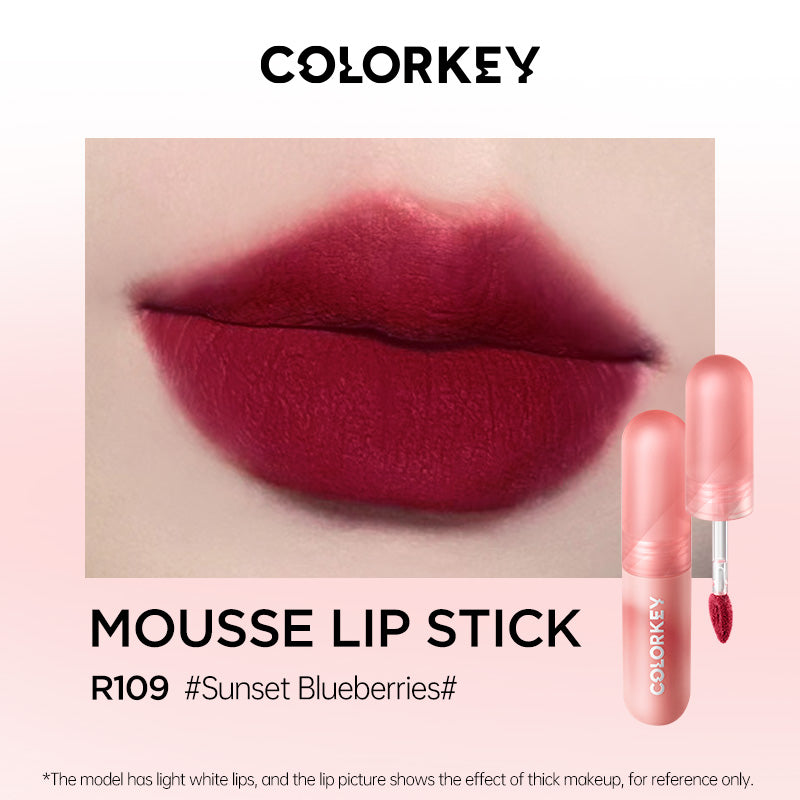 COLORKEY Colored Eggs Moist Velvet Mousse Matte Lip Mud T2933