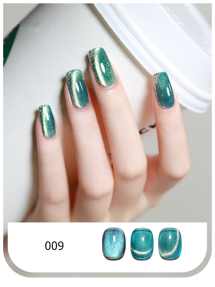 KaSi 15ml Healthy Moonlight Jewel Cat Eye Gel Nail Polish T2349