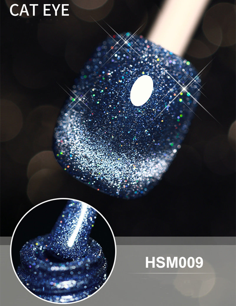 KaSi 15ml Healthy Galaxy Holographic Cat Eye Gel Polish T2631