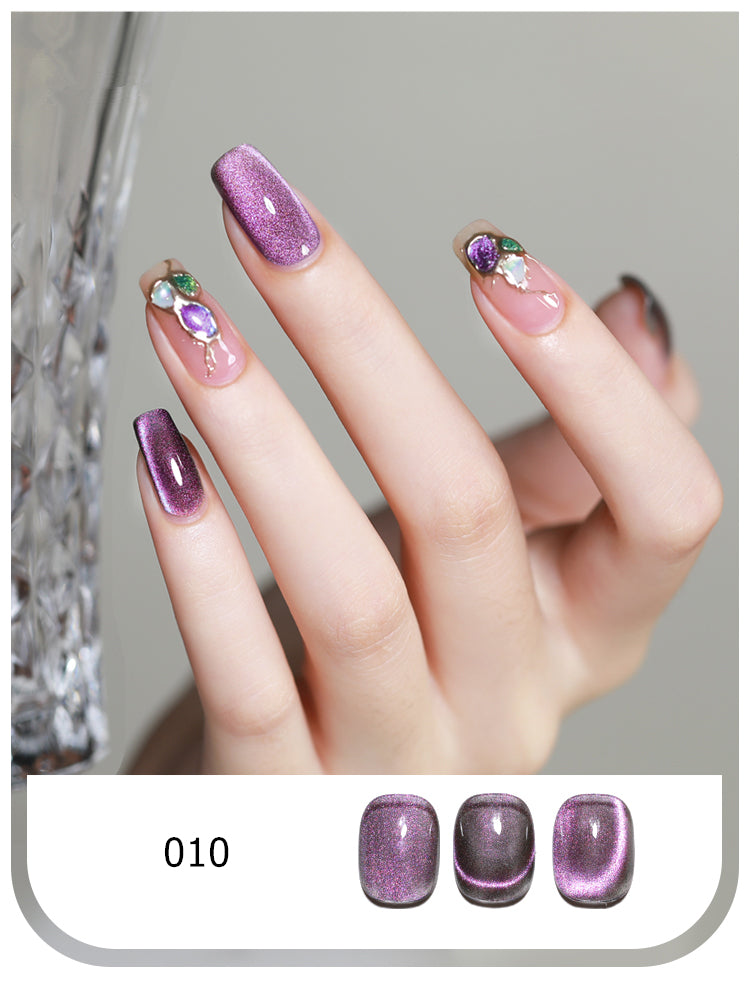 KaSi 15ml Healthy Moonlight Jewel Cat Eye Gel Nail Polish T2349