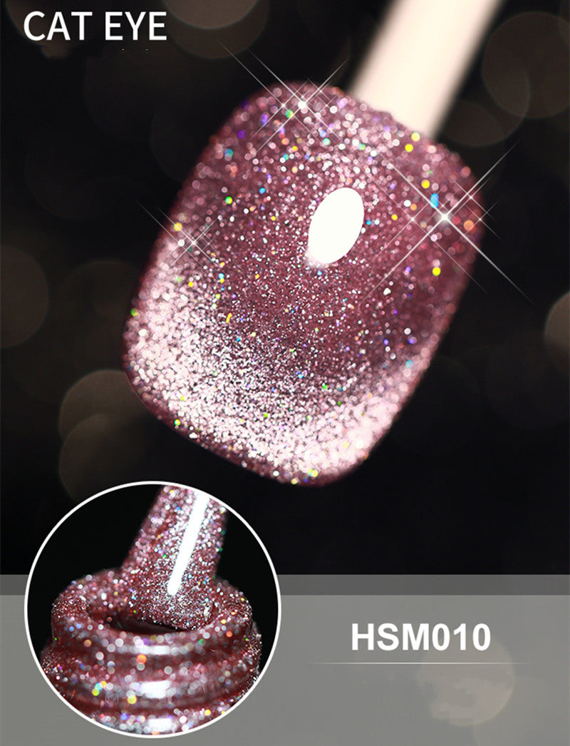 KaSi 15ml Healthy Galaxy Holographic Cat Eye Gel Polish T2631