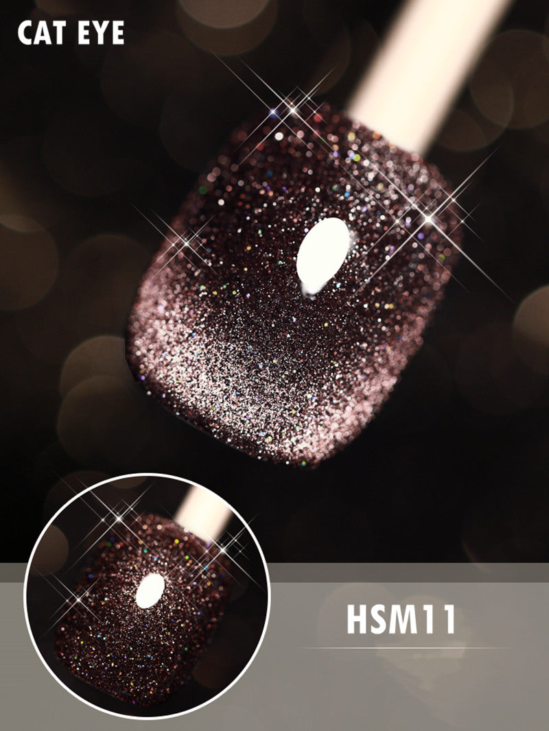 KaSi 15ml Healthy Galaxy Holographic Cat Eye Gel Polish T2631