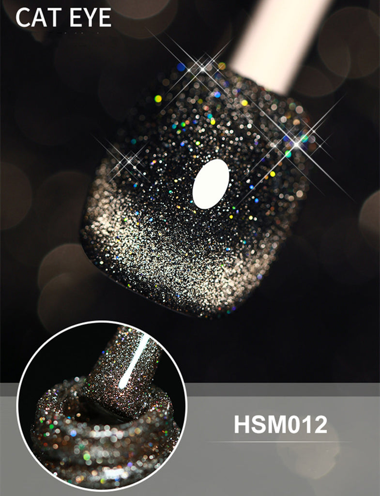 KaSi 15ml Healthy Galaxy Holographic Cat Eye Gel Polish T2631