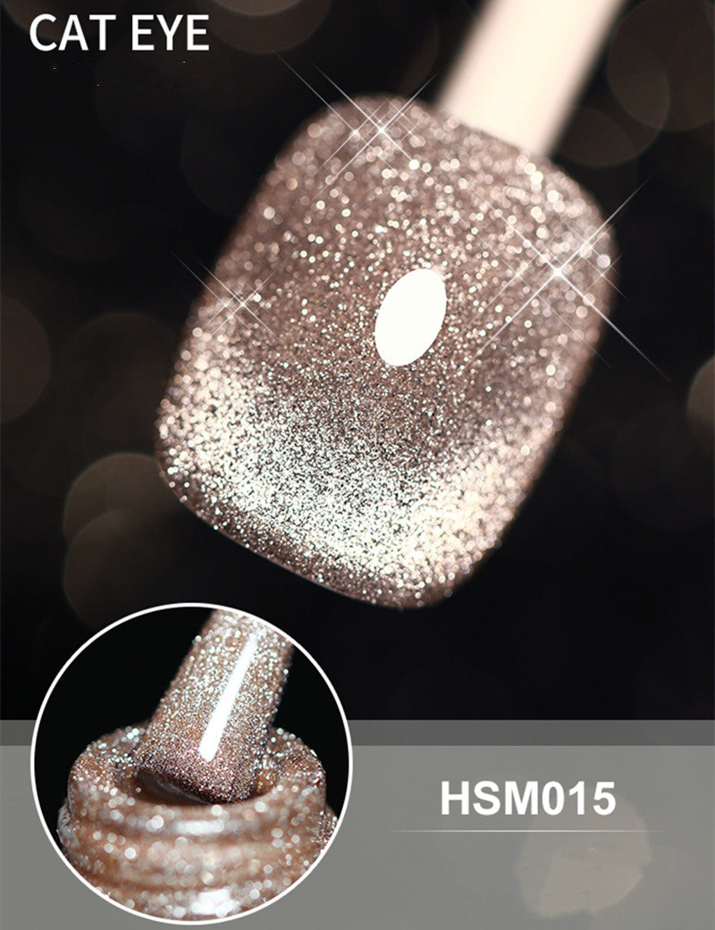 KaSi 15ml Healthy Galaxy Holographic Cat Eye Gel Polish T2631