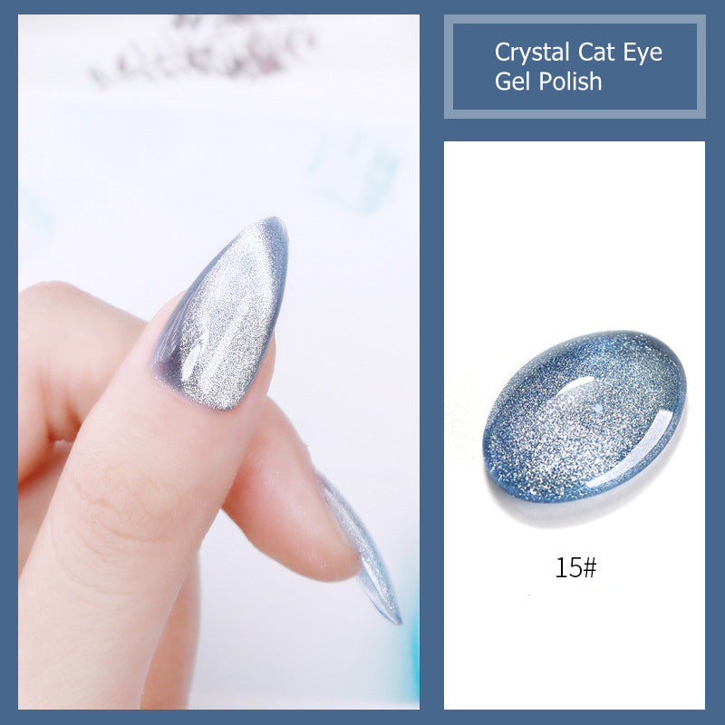 KaSi 15ml Healthy Crystal Cat Eye Gel Nail Polish T2357