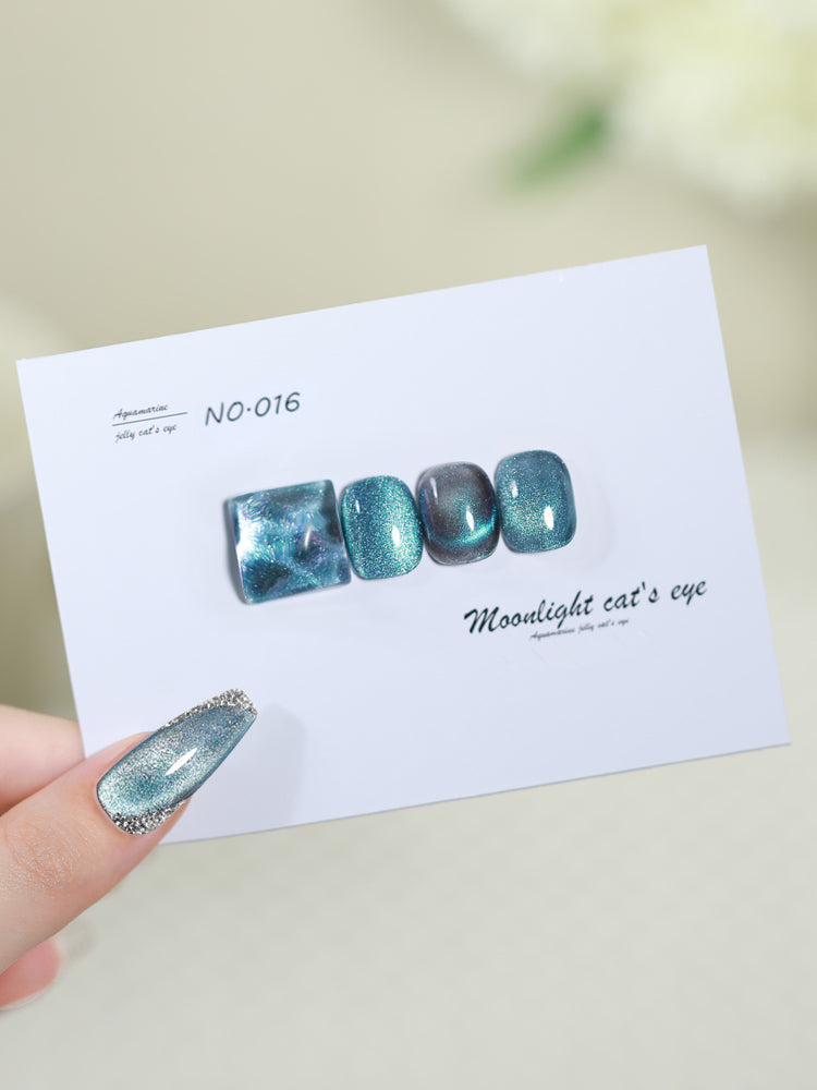 KaSi 15ml Healthy Moonlight Jewel Cat Eye Gel Nail Polish T2349