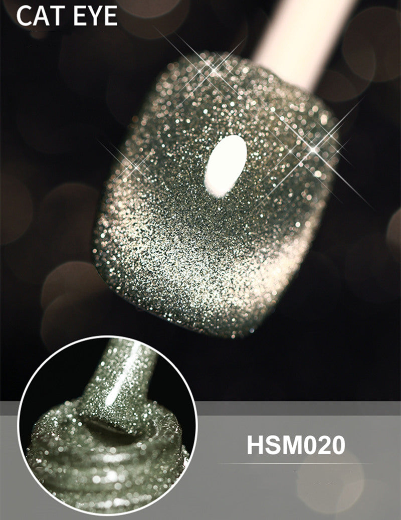 طلاء جل عيون القطة الهولوغرافي هيلثي جالاكسي من كاسي، 15 مل، T2631