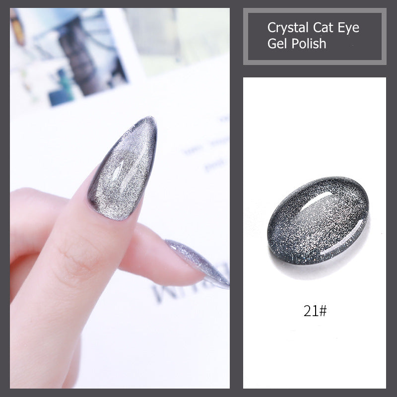 KaSi 15ml Healthy Crystal Cat Eye Gel Nail Polish T2357