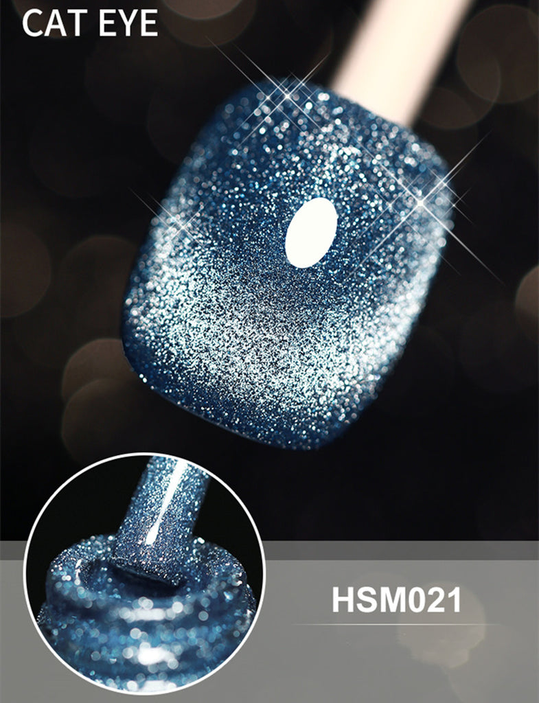 KaSi 15ml Healthy Galaxy Holographic Cat Eye Gel Polish T2631