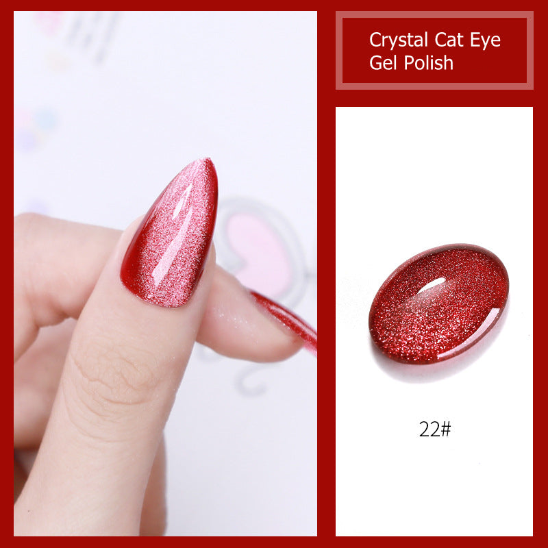 KaSi 15ml Healthy Crystal Cat Eye Gel Nail Polish T2357