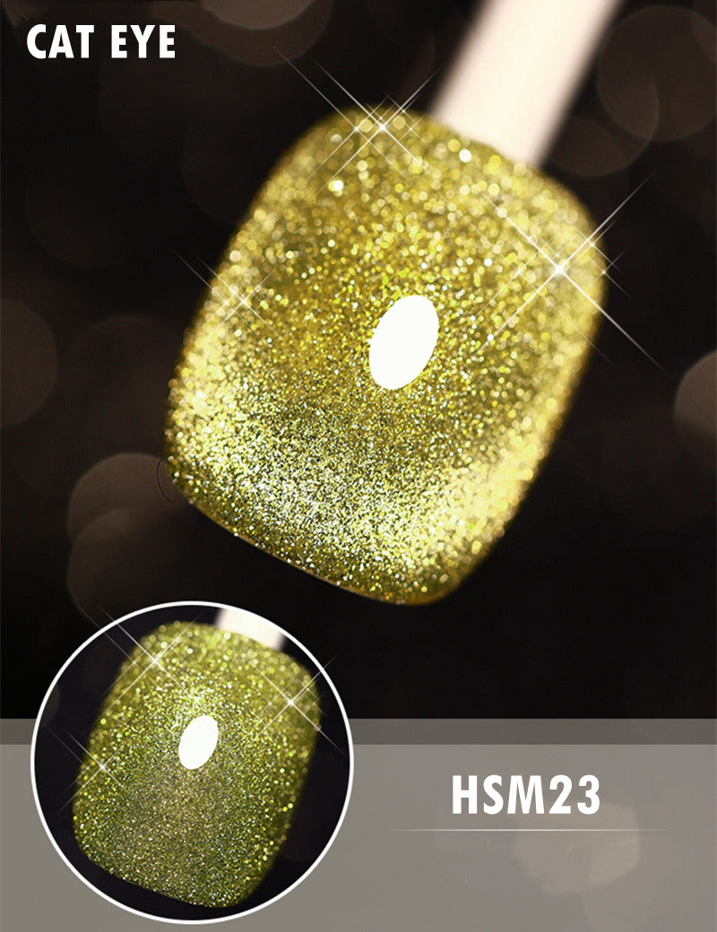 طلاء جل عيون القطة الهولوغرافي هيلثي جالاكسي من كاسي، 15 مل، T2631