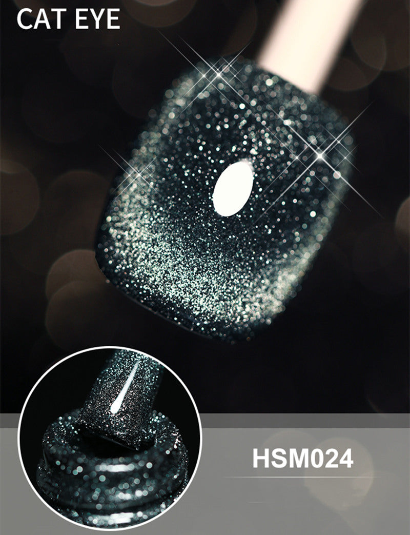 طلاء جل عيون القطة الهولوغرافي هيلثي جالاكسي من كاسي، 15 مل، T2631