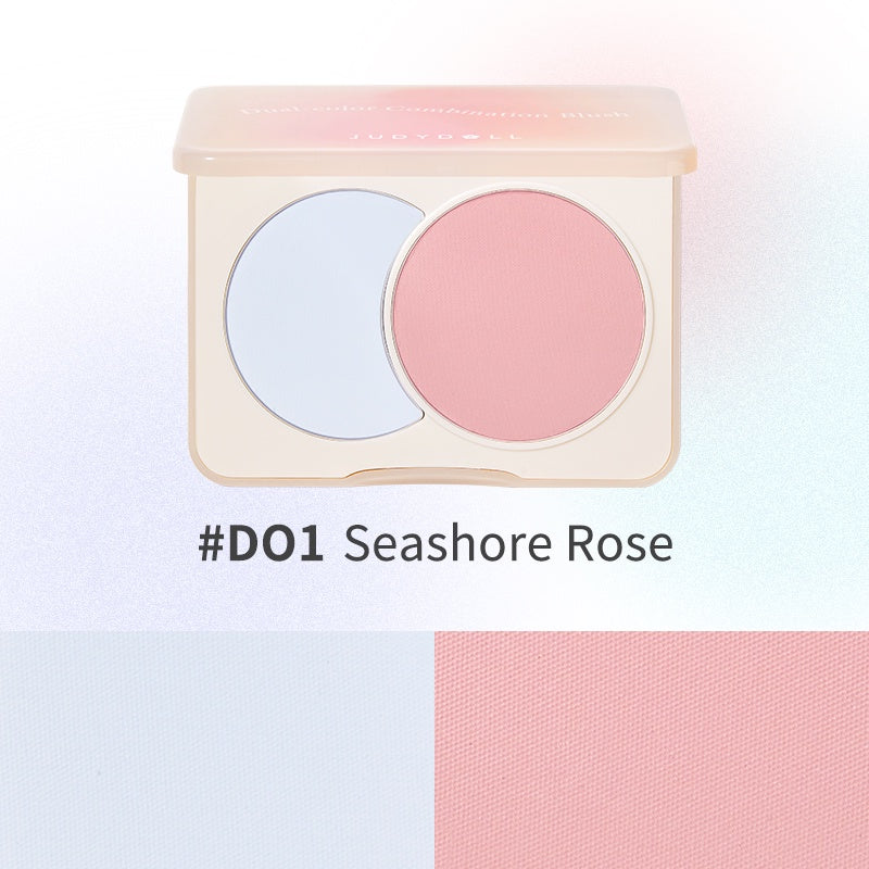 JUDYDOLL Two-Color Makeup Blusher Palette T2847