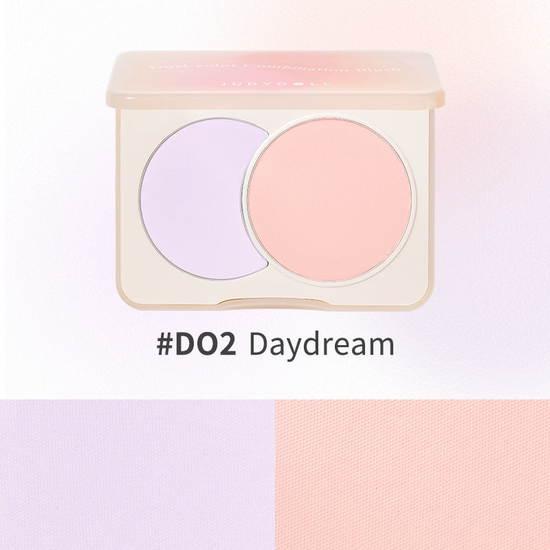 JUDYDOLL Two-Color Makeup Blusher Palette T2847