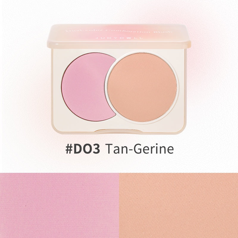 JUDYDOLL Two-Color Makeup Blusher Palette T2847