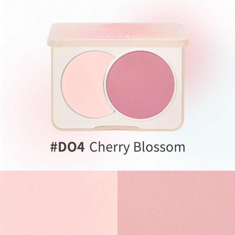 JUDYDOLL Two-Color Makeup Blusher Palette T2847