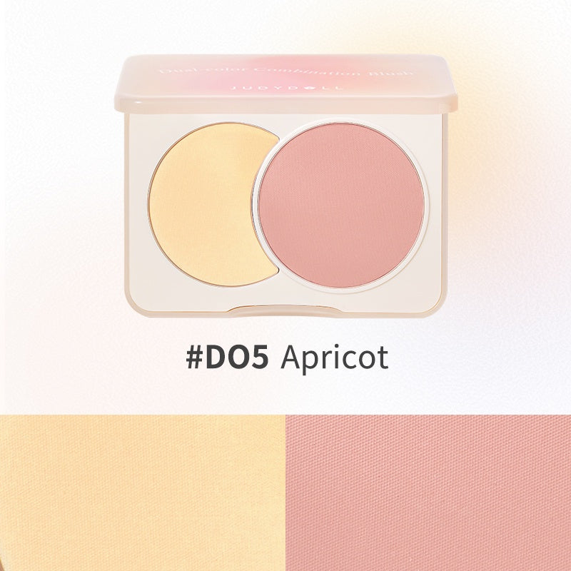JUDYDOLL Two-Color Makeup Blusher Palette T2847