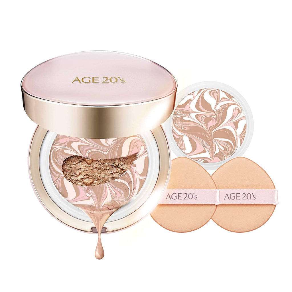 AGE 20's Signature 3-Color Moisturizing Air Cushion Foundation With Refill T1969