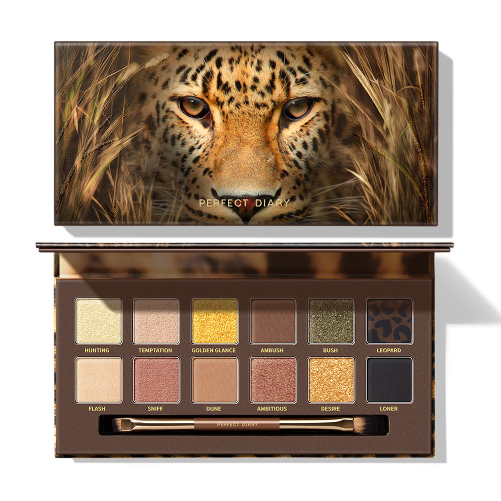 Perfect Diary X Discovery Leopard Awakening Eyeshadow Palette Cruelty
