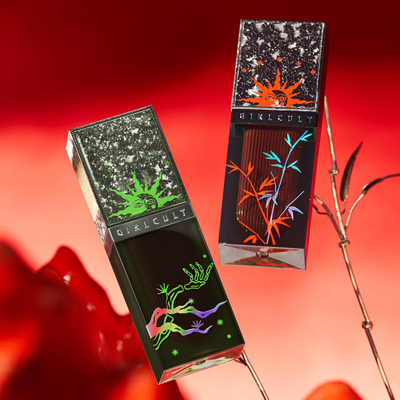 Girlcult Chameleon Mirror Lip Glaze J79 Black Tea Deep Purple Superb View T4550