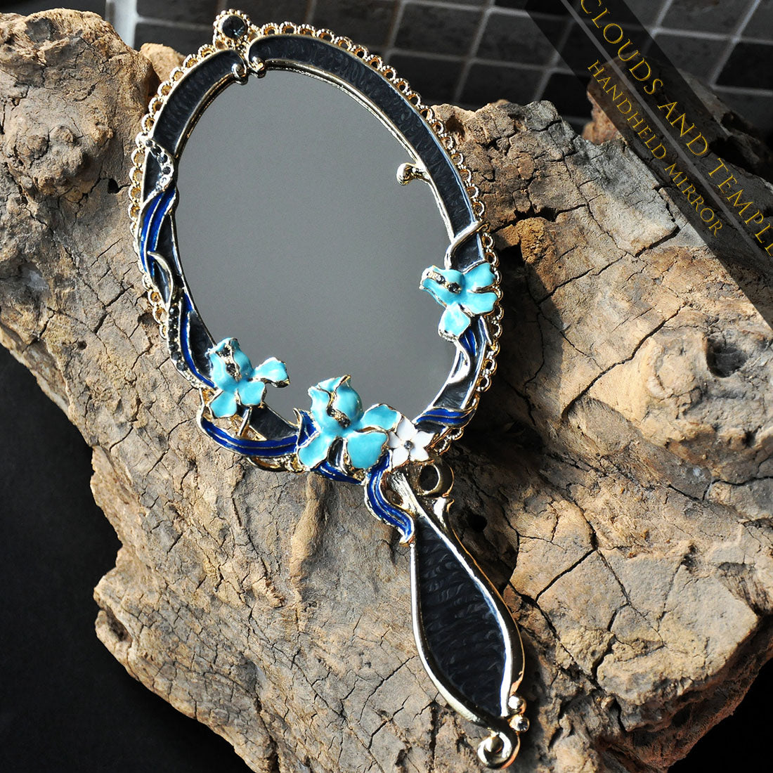 Wasjoye Retro European Seiko Handmade Hand Holding Mirror T3223