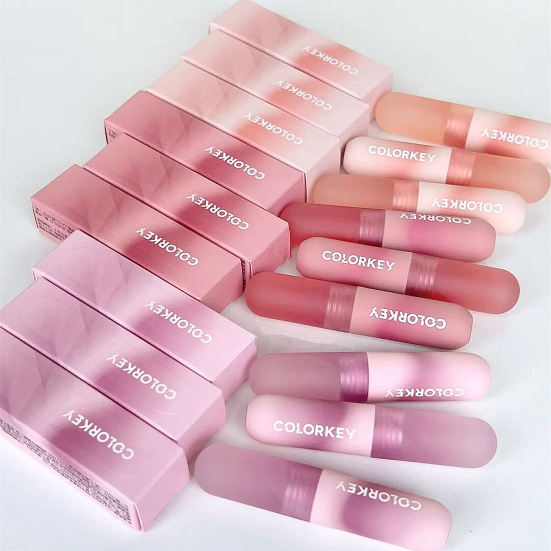 COLORKEY Colored Eggs Moist Velvet Mousse Matte Lip Mud T2933