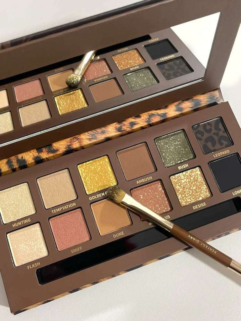 Perfect Diary X Discovery Leopard Awakening Eyeshadow Palette Cruelty-free T3022